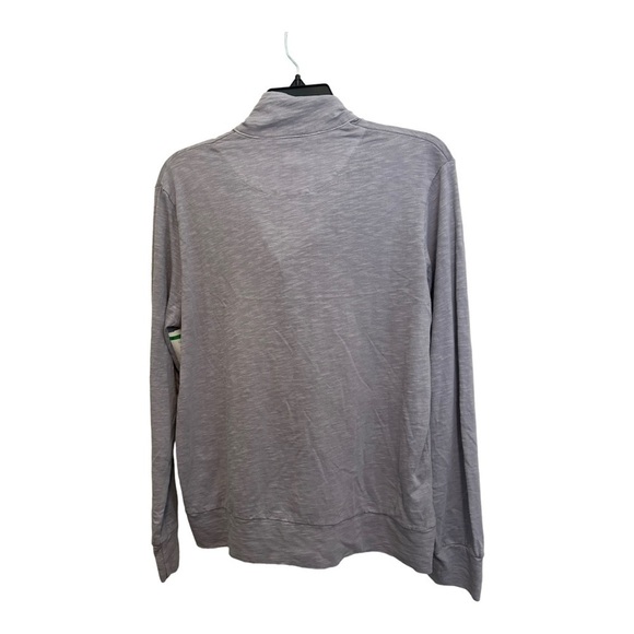 THOMAS Dean GREY 1/4 ZIP SLUB PERFORMANCE KNIT - Picture 3 of 12